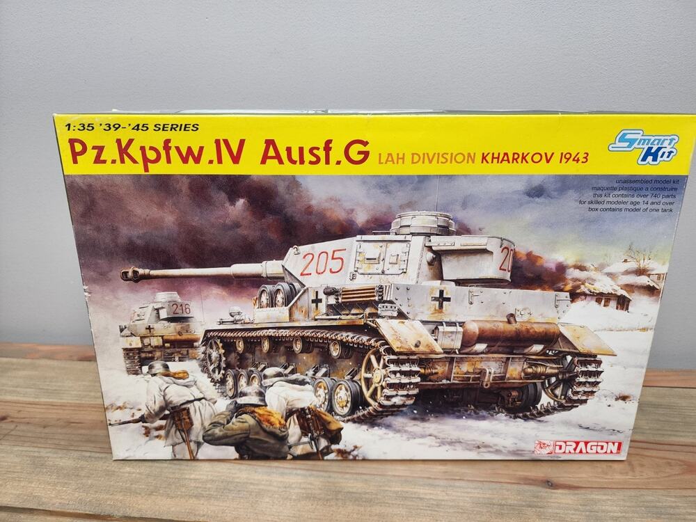 Dragon #6363 1/35 Scale Panzer IV Ausf. G, LAH Div., Kharkov 1943 - Parts Sealed